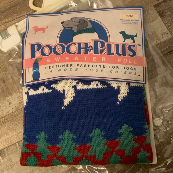 Pooch Plus Pullover Dog Sweater (Large/18-22”) - Picture 1 of 4